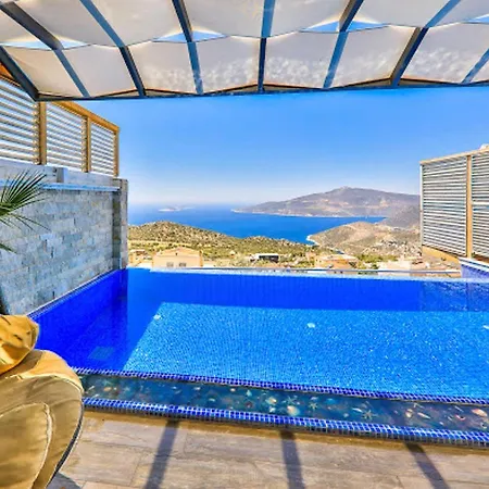 3 Bedrooms With Sea View Private Pool And Jacuzzi At 3 Km Away From The 4* Kaş