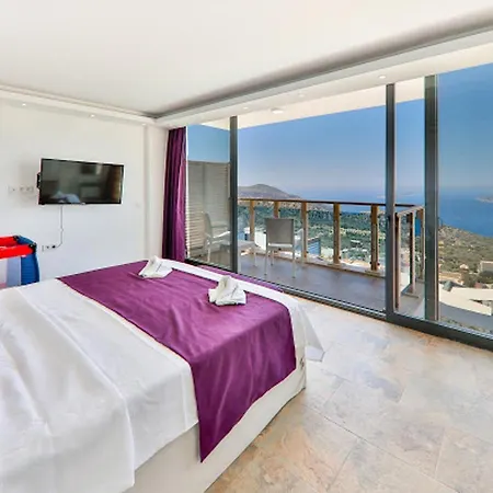 3 Bedrooms With Sea View Private Pool And Jacuzzi At 3 Km Away From The Hotel Kaş