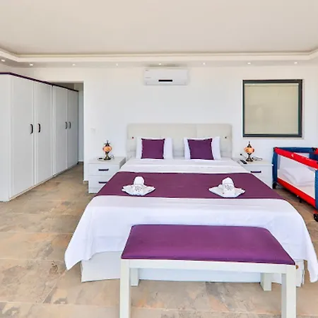 Hotel 3 Bedrooms With Sea View Private Pool And Jacuzzi At 3 Km Away From The Kas
