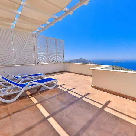Hotel 3 Bedrooms With Sea View Private Pool And Jacuzzi At 3 Km Away From The Kas