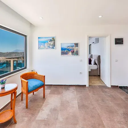 3 Bedrooms With Sea View Private Pool And Jacuzzi At 3 Km Away From The Hotel Kas